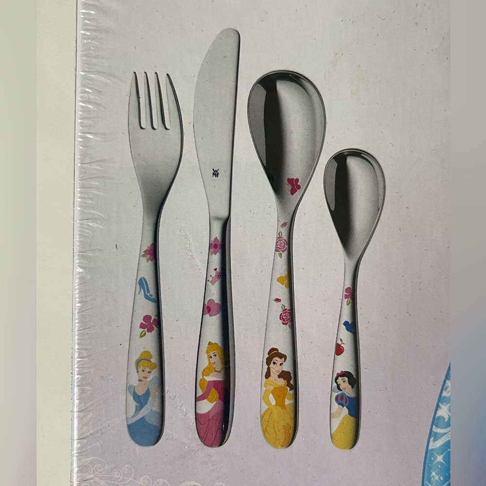 Disney Princess Children’s Cutlery 4-Piece Set - WMF - Picture 2 of 6